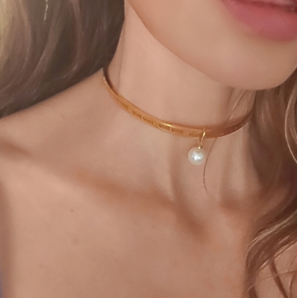 RARE MIU MIU Chocker Necklace - Picture 12 of 12